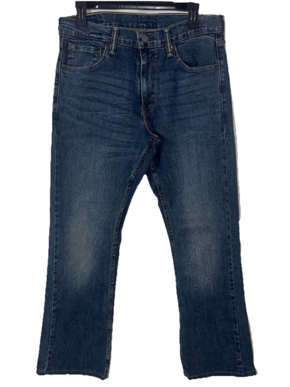 levis 527 bootcut jeans mens 32x30 Wiskered Dark Wash Western Cotton